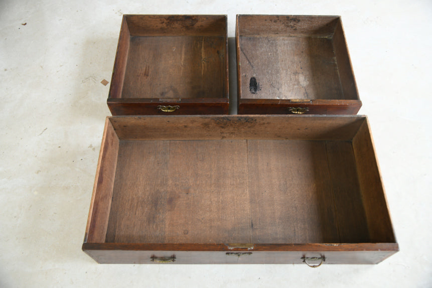 Antique Walnut Chest on Stand