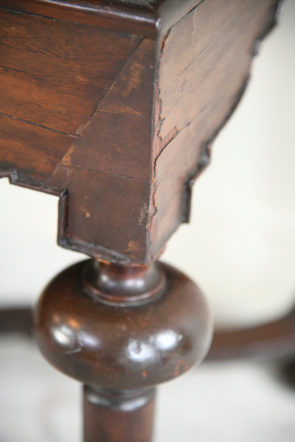 Antique Walnut Chest on Stand