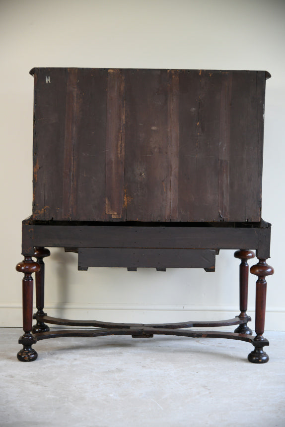 Antique Walnut Chest on Stand