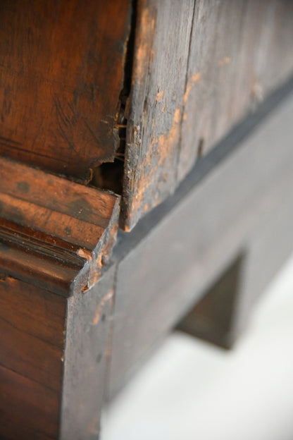 Antique Walnut Chest on Stand