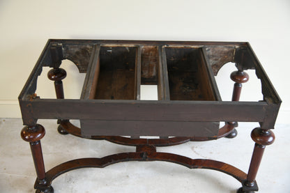 Antique Walnut Chest on Stand