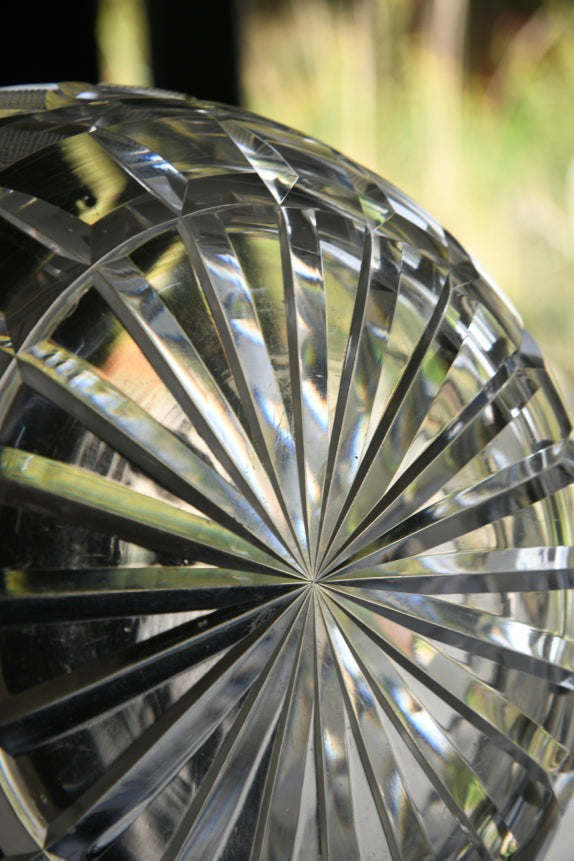 Vintage Cut Glass Bowl