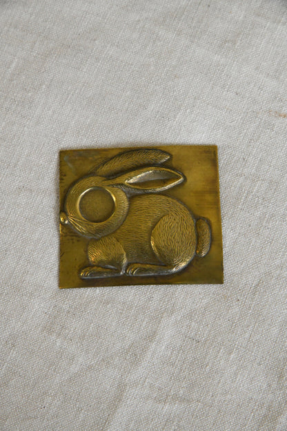 Early 20th Century Small Metal Plaques