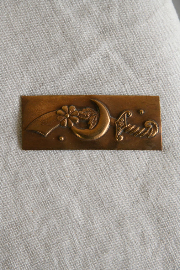 Early 20th Century Small Metal Plaques