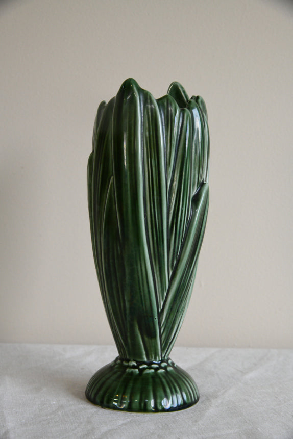 Vintage Green Sylvac Vase