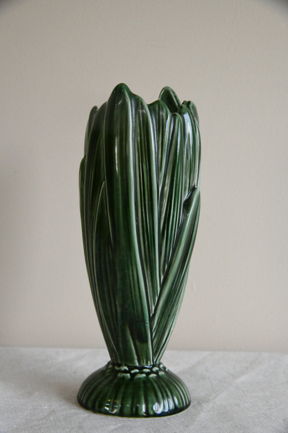 Vintage Green Sylvac Vase