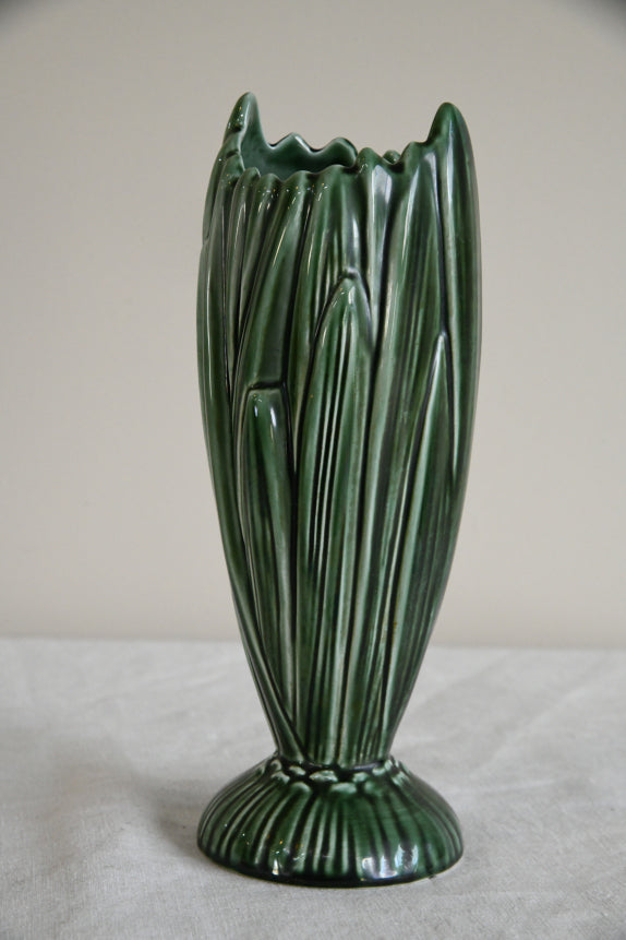 Vintage Green Sylvac Vase