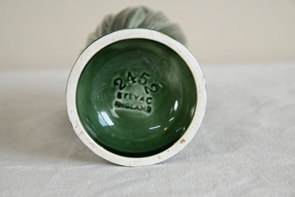 Vintage Green Sylvac Vase