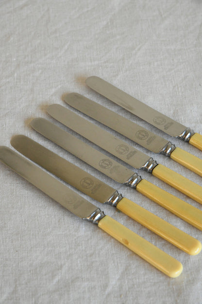 6 Vintage Butter Knives