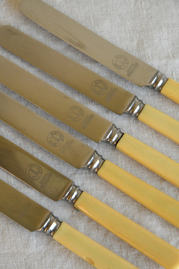 6 Vintage Butter Knives