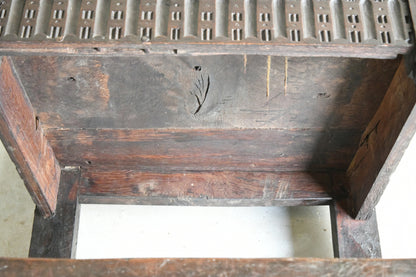 Pair 17th Century Style Wainscot Chairs