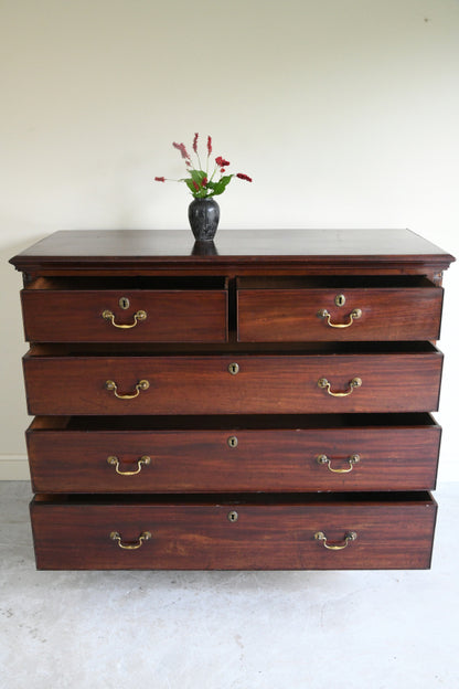 Antique Georgian Mahogany Chest of Drawers