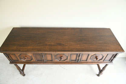 17th Century Style Oak Dresser Base