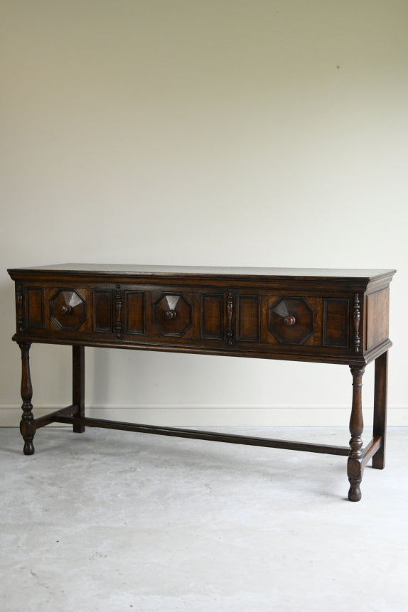 17th Century Style Oak Dresser Base