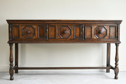 17th Century Style Oak Dresser Base