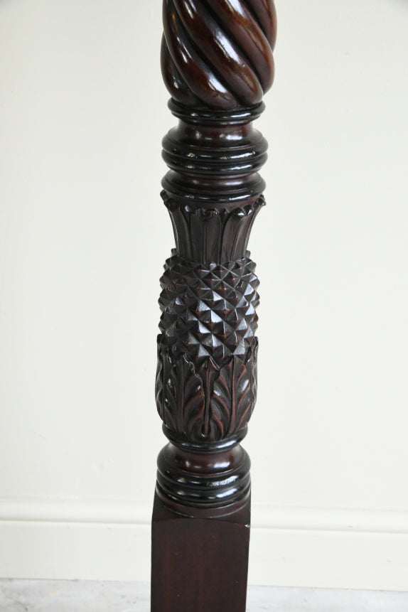 Mahogany Torchere