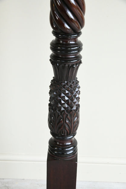 Mahogany Torchere