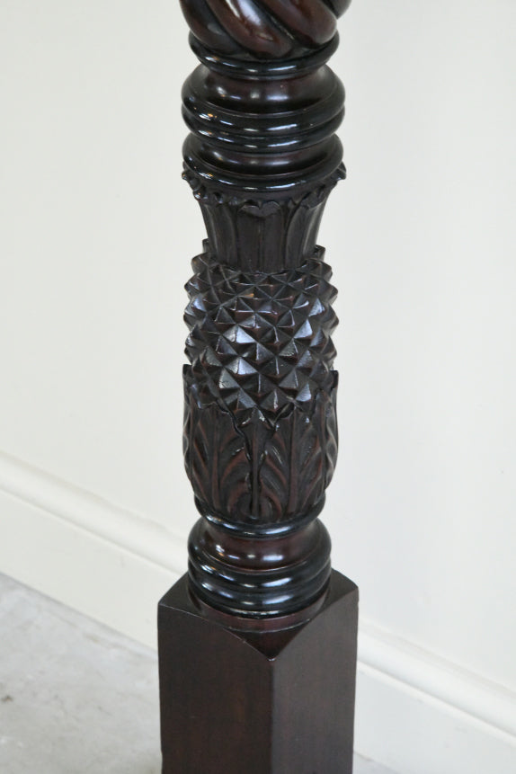 Mahogany Torchere