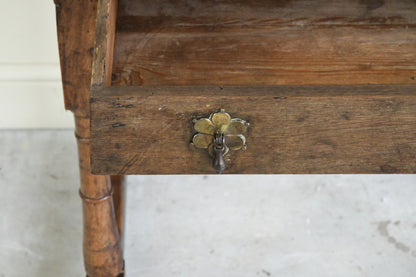 Antique Elm Side Table