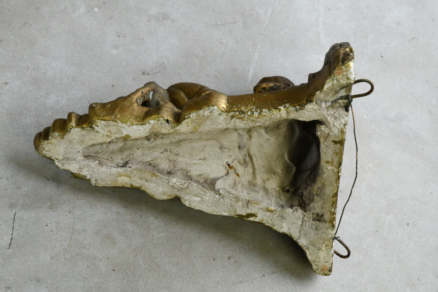 Gilt Plaster Wall Bracket