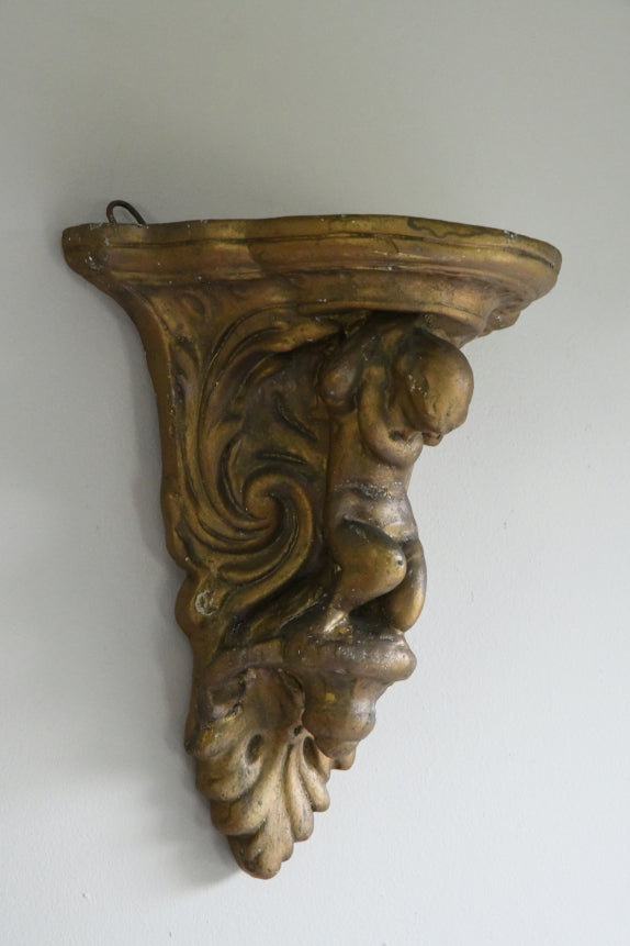 Gilt Plaster Wall Bracket