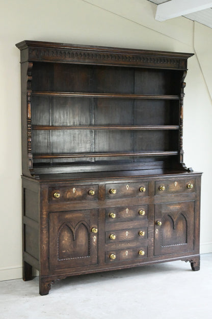 Antique Oak Georgian Style Dresser