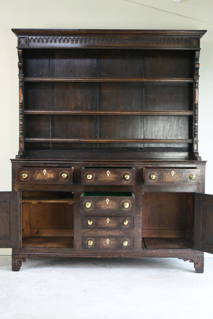 Antique Oak Georgian Style Dresser