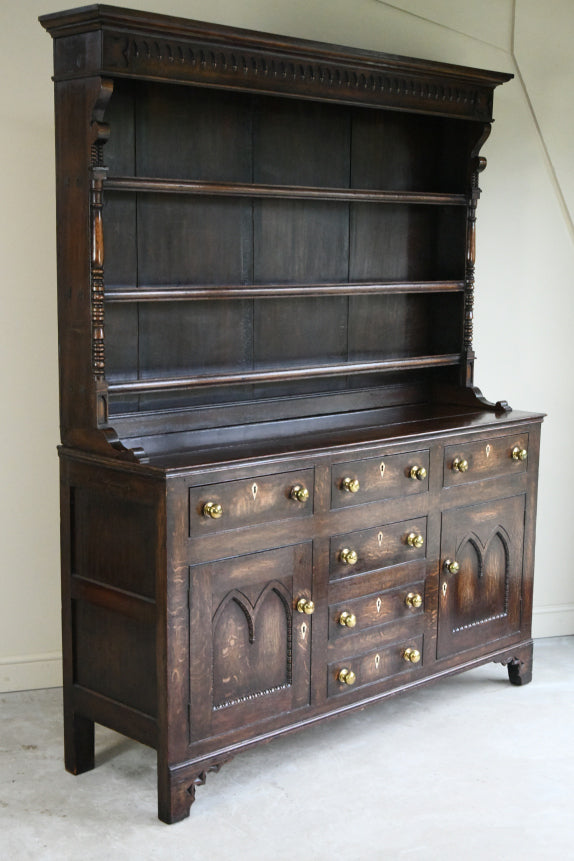 Antique Oak Georgian Style Dresser