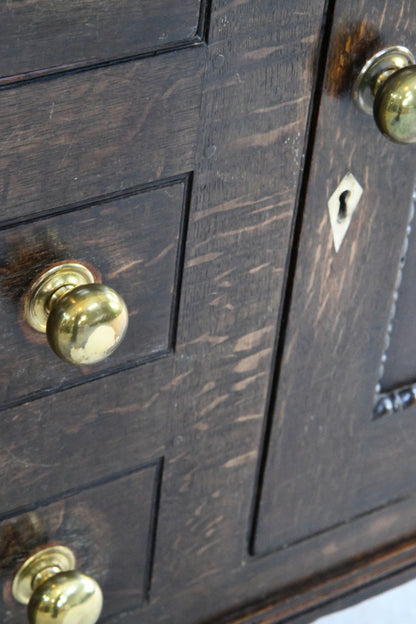 Antique Oak Georgian Style Dresser