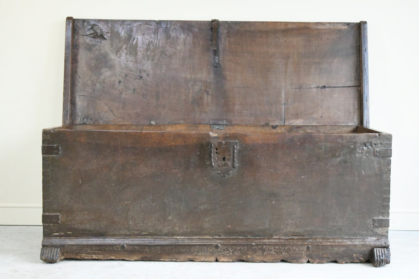 17th Century European Six Plank Chest