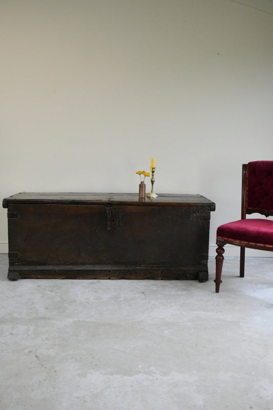 17th Century European Six Plank Chest