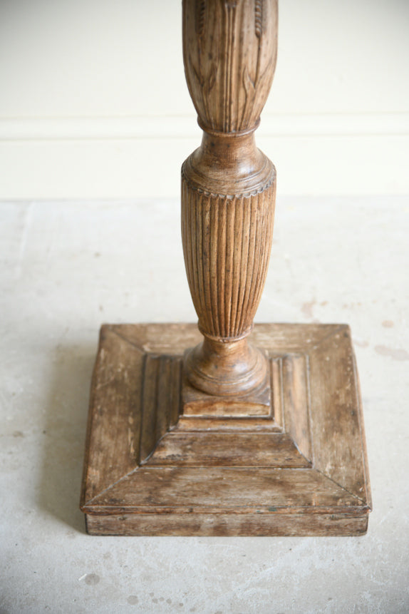 Hepplewhite Style Faded Mahogany Torchere