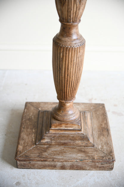 Hepplewhite Style Faded Mahogany Torchere