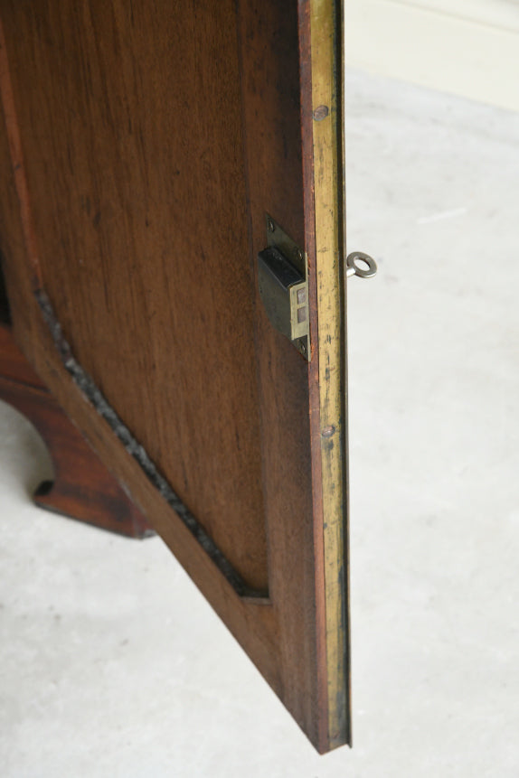 Antique Mahogany Astragal Glazed Corner Cabinet