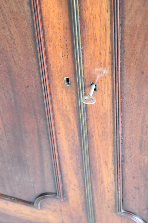 Antique Mahogany Astragal Glazed Corner Cabinet