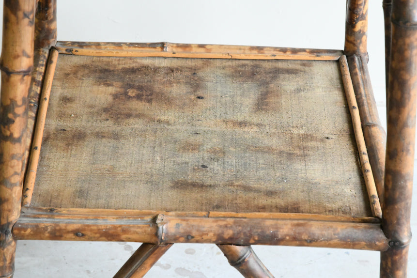 Antique Bamboo Round Table