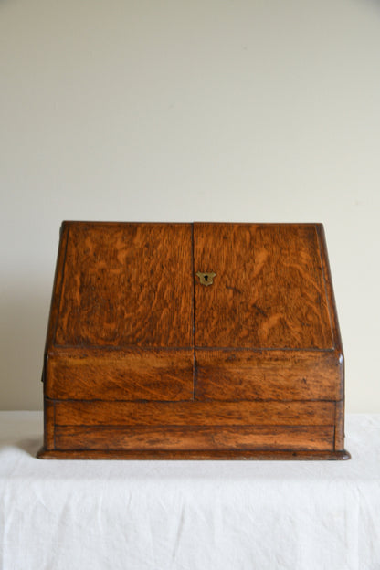 Late 19th Century Oak Stationary Cabinet