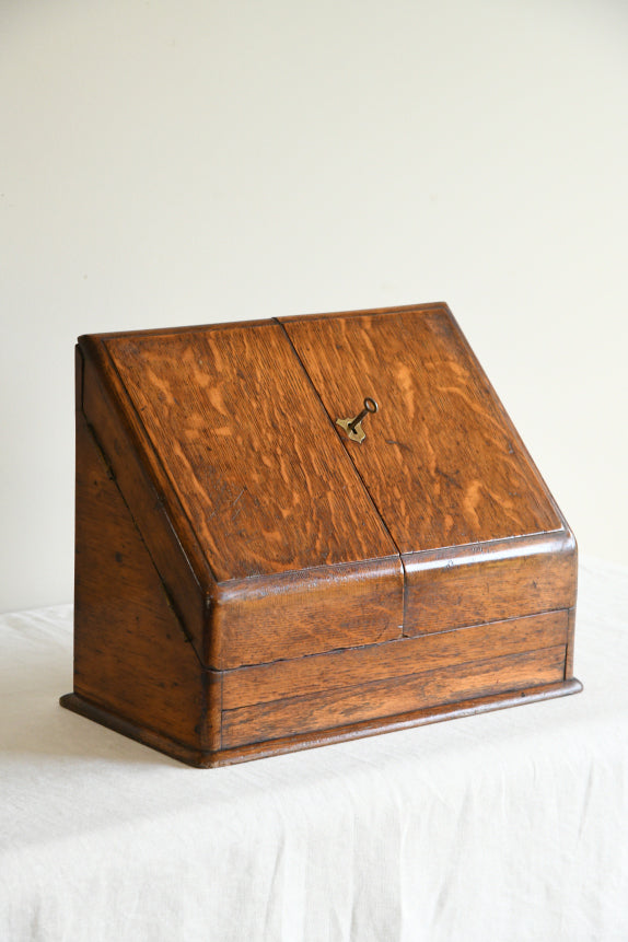 Late 19th Century Oak Stationary Cabinet