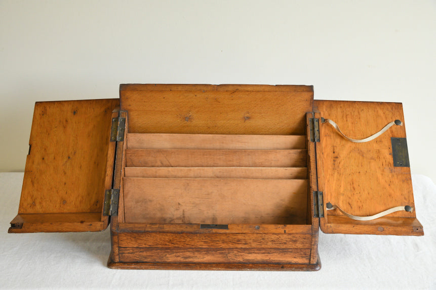 Late 19th Century Oak Stationary Cabinet