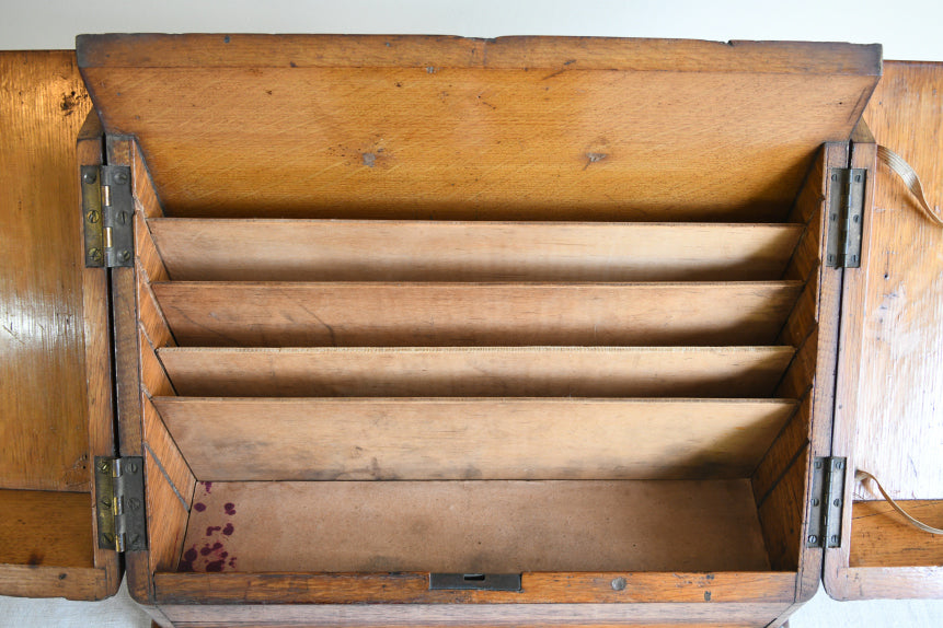 Late 19th Century Oak Stationary Cabinet