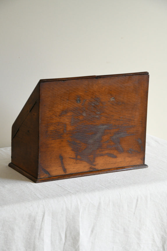 Late 19th Century Oak Stationary Cabinet