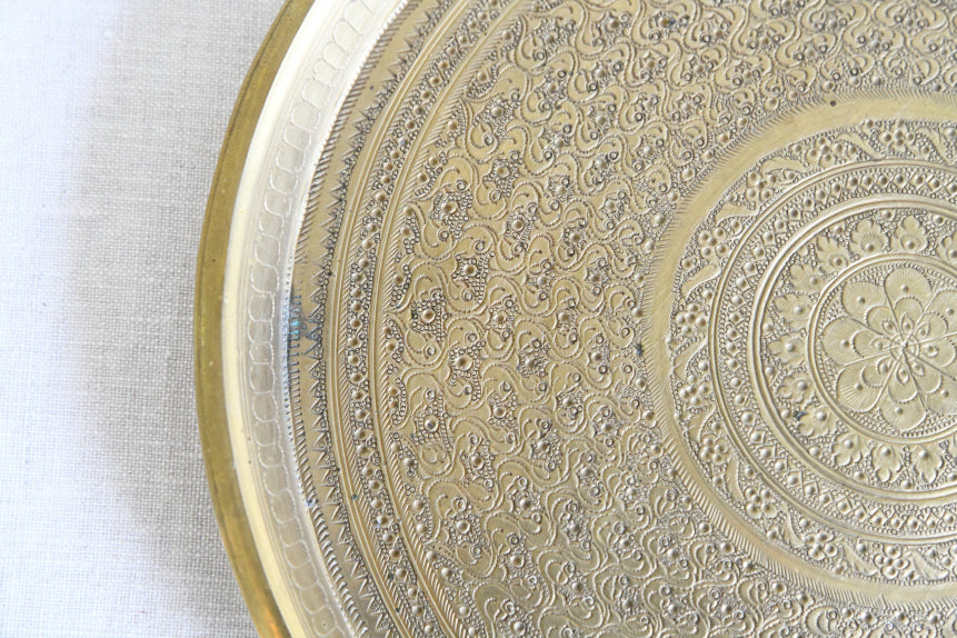 Decorative Indian Brass Tray