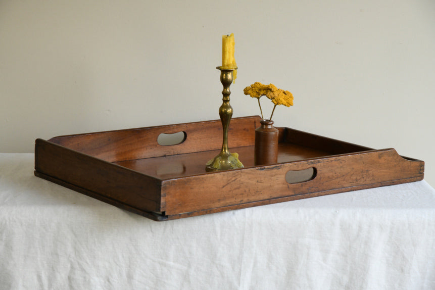 Large Mahogany Tray