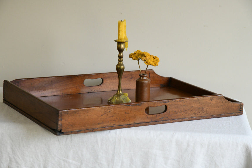 Large Mahogany Tray