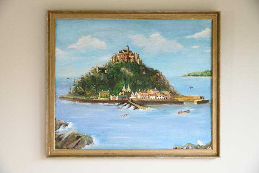 St Michaels Mount Original Framed Painting