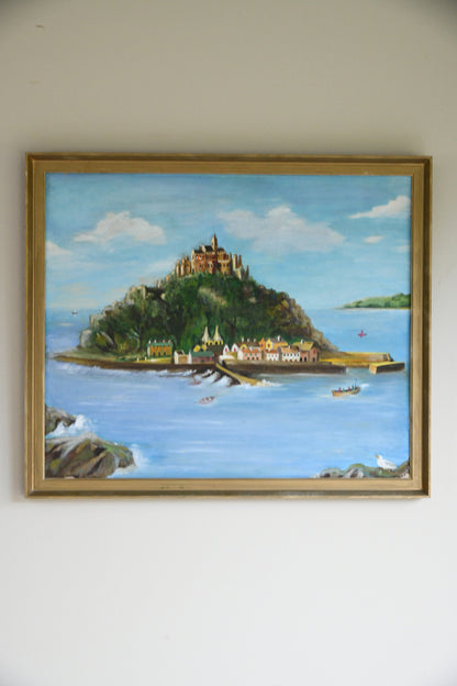 St Michaels Mount Original Framed Painting