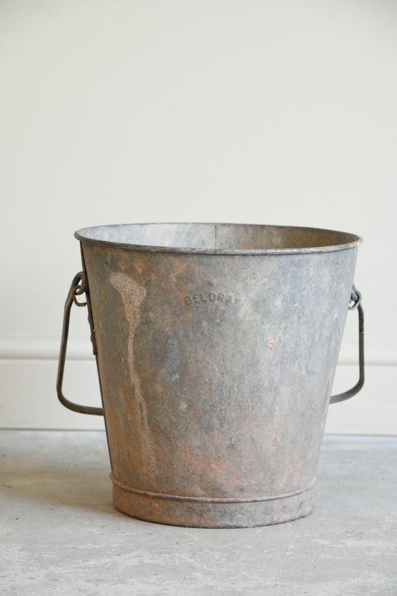 Vintage Beldray Galvanised Bucket