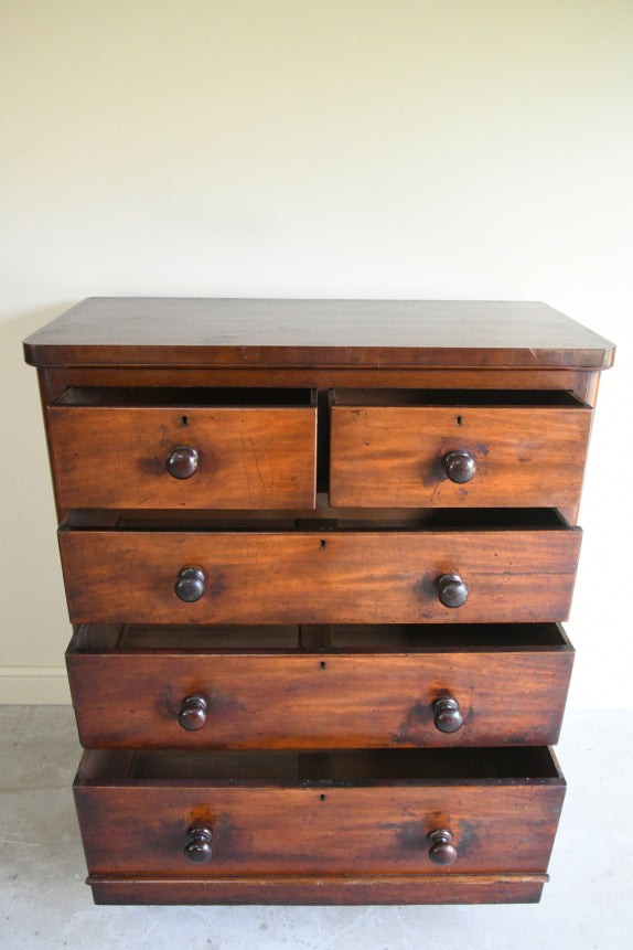 Antique Victorian Mahogany Chest of Drawers