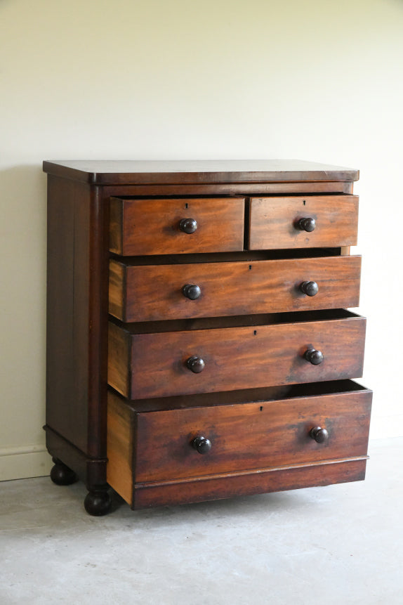 Antique Victorian Mahogany Chest of Drawers