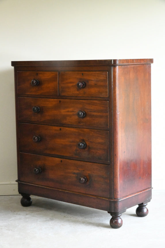 Antique Victorian Mahogany Chest of Drawers